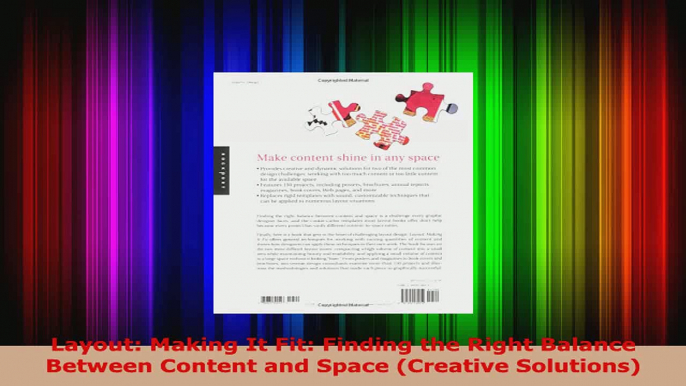 Read  Layout Making It Fit Finding the Right Balance Between Content and Space Creative Ebook Free