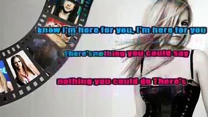 Avril Lavigne Keep Holding On karaoke lyrics