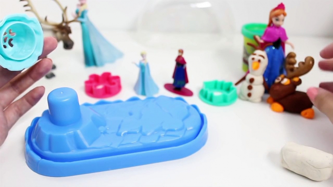 Play Doh FROZEN Sparkle Snow Dome Disney Playset FROZEN Globo de Nieve Brillante Playdough