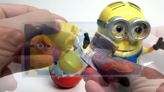 Minions unboxing kinder Surprise eggs Different sizes