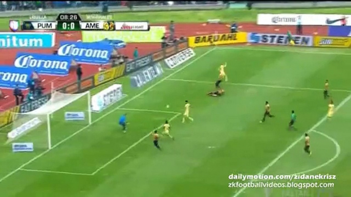 0-1 Carlos Quintero Gooooool - Pumas UNAM - America 06.12.2015 HD Liga MX