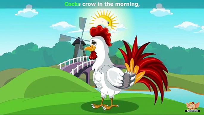 Cocks Crow - Nursery Rhyme with Karaoke