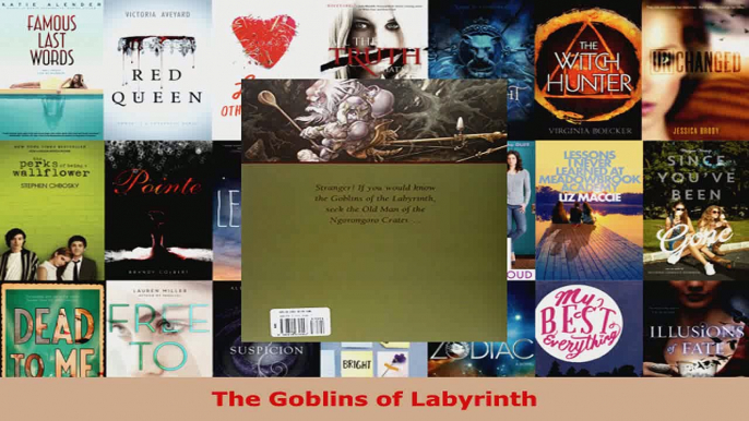 Read  The Goblins of Labyrinth Ebook Free