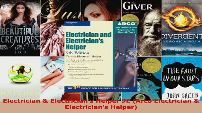 Read  Electrician  Electricians Helper 9E Arco Electrician  Electricians Helper EBooks Online