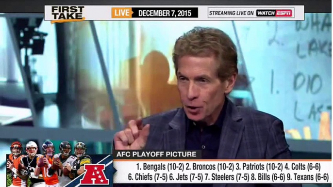 ESPN First Take - AFC Playoff Picture  Bengals, Broncos or Patriots