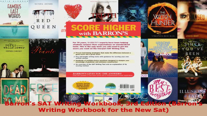 Read  Barrons SAT Writing Workbook 3rd Edition Barrons Writing Workbook for the New Sat EBooks Online