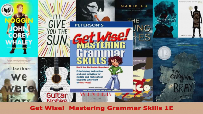 Read  Get Wise  Mastering Grammar Skills 1E EBooks Online