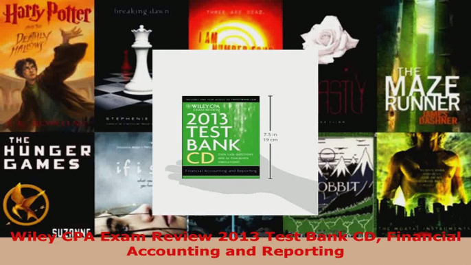 Read  Wiley CPA Exam Review 2013 Test Bank CD Financial Accounting and Reporting EBooks Online