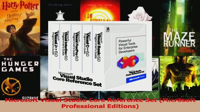 Download  Microsoft Visual Studio Core Reference Set Microsoft Professional Editions Ebook Free