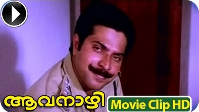 Malayalam Action Movies Aavanazhi | Malayalam Movie Scenes | Mammootty | Geetha | Seema,Caption Raju