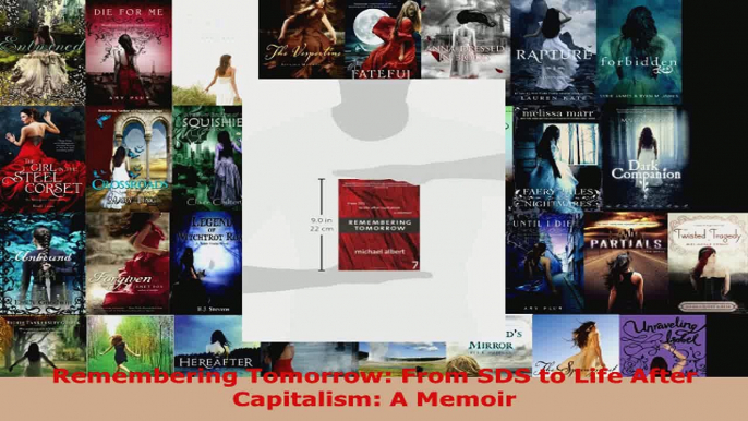 Read  Remembering Tomorrow From SDS to Life After Capitalism A Memoir Ebook Free