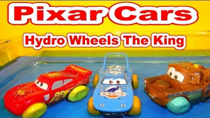 Disney Pixar Cars Unboxing Hydro Wheels The King with Lightning McQueen Mater and more