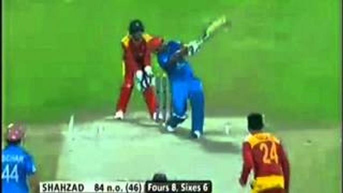 Mohammad Shahzad Short Afghanistan Vs Zimbabwe 2nd t20 2016