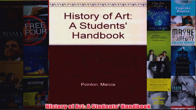 History of Art A Students Handbook