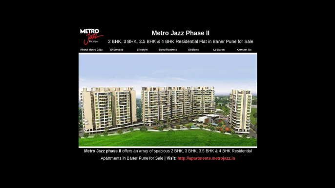 Metro Jazz phase II offers Residential Flat in Baner Pune for Sale