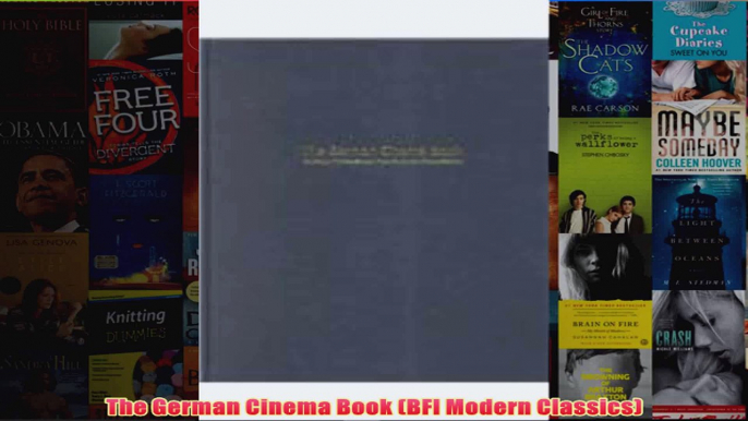 The German Cinema Book BFI Modern Classics