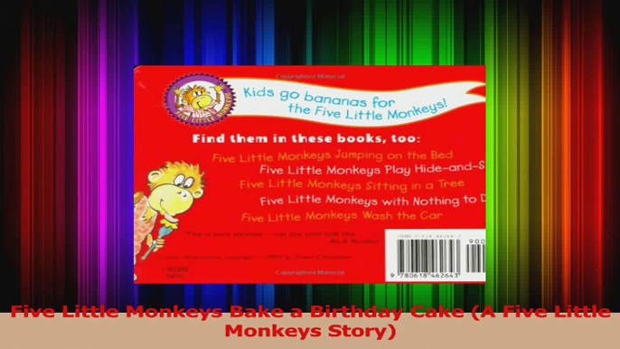 PDF Download  Five Little Monkeys Bake a Birthday Cake A Five Little Monkeys Story PDF Online