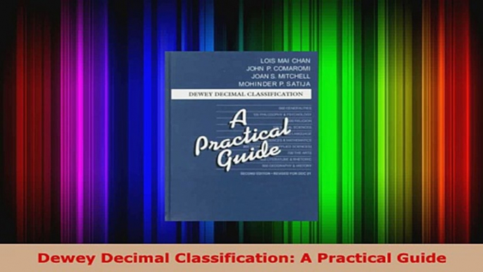 Read  Dewey Decimal Classification A Practical Guide Ebook Free