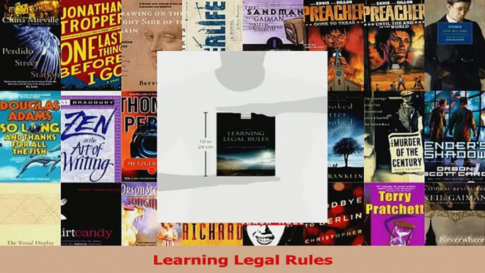 PDF Download  Learning Legal Rules Download Online