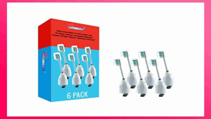 Best buy Philips Sonicare  Pursonic Premium Standard Replacement Toothbrush Heads 6pack replaces Philips Sonicare