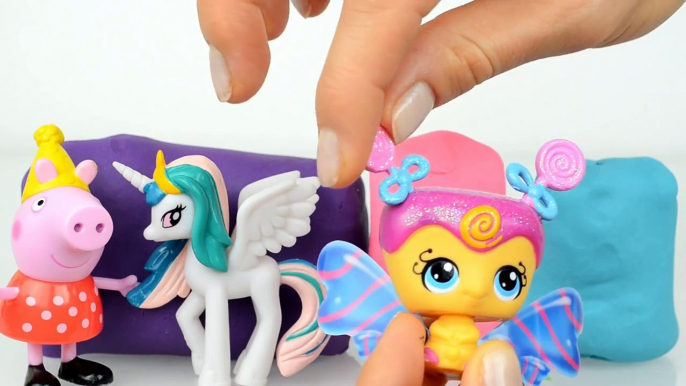 My little pony Play doh cake Kinder Surprise eggs Peppa pig Disney Toys 2015 toy Minnie mo