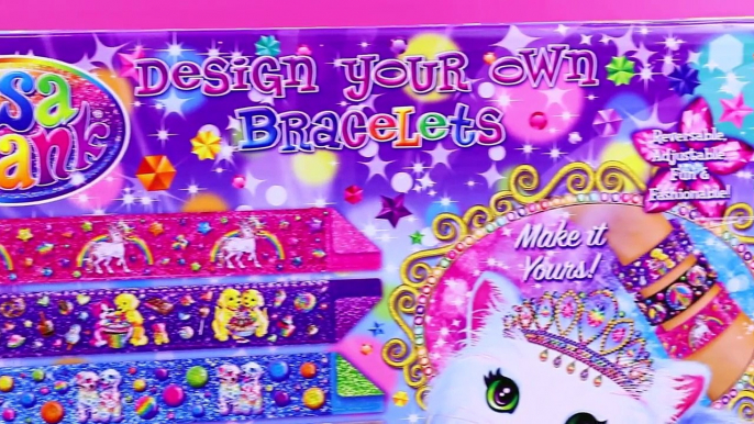 LISA FRANK Toys Bracelets Design Your Own Jewelry Maker DIY Stickers & Surprise Design Dis