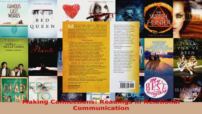 Read  Making Connections Readings in Relational Communication EBooks Online