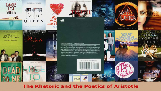 Download  The Rhetoric and the Poetics of Aristotle EBooks Online