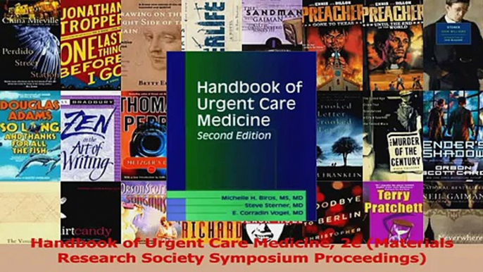 PDF Download  Handbook of Urgent Care Medicine 2e Materials Research Society Symposium Proceedings PDF Online