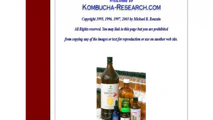 Kombucha Research