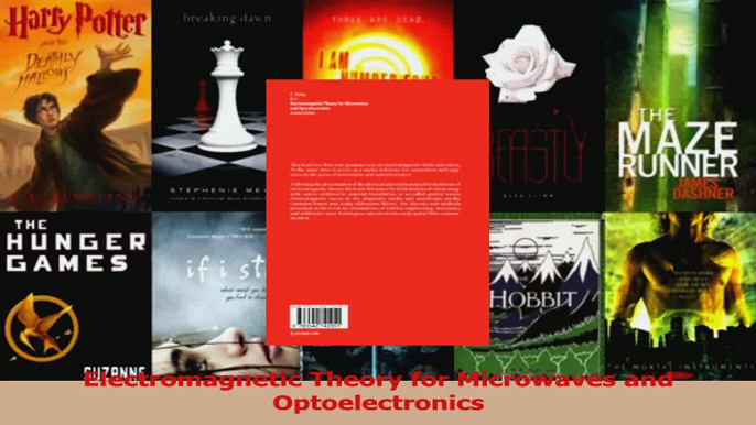 PDF Download  Electromagnetic Theory for Microwaves and Optoelectronics Read Online