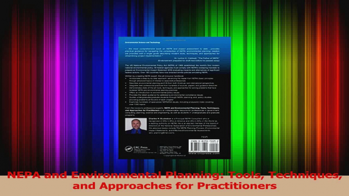 PDF Download  NEPA and Environmental Planning Tools Techniques and Approaches for Practitioners PDF Full Ebook