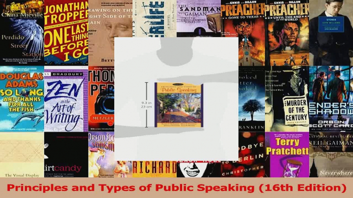 PDF Download  Principles and Types of Public Speaking 16th Edition PDF Online