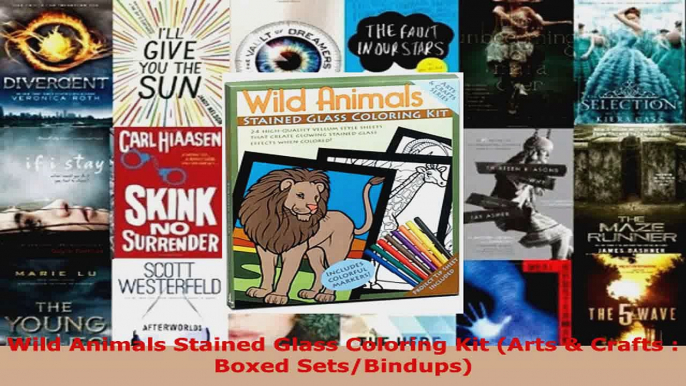 Download  Wild Animals Stained Glass Coloring Kit Arts  Crafts  Boxed SetsBindups Ebook Free