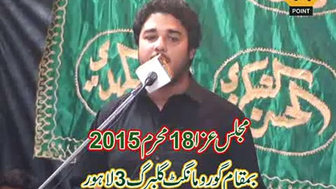 Zakir Tanveer Abbas Alvi Majlis 18 Muharram 2015 Gulberg Lahore