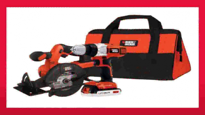 Best buy Cordless Drill  Black  Decker BDCD220CS 20Volt MAX LithiumIon DrillDriver and Circular Saw Kit