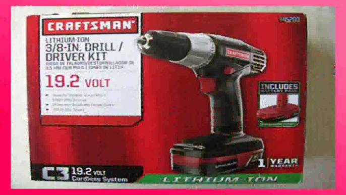 Best buy Cordless Drill  Craftsman C3 192Volt LithiumIon 38in DrillDriver Kit