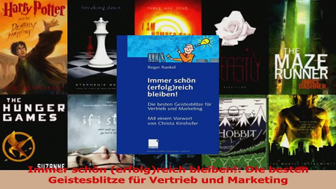 Lesen  Immer schön erfolgreich bleiben Die besten Geistesblitze für Vertrieb und Marketing Ebook Online