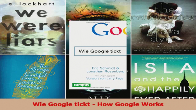 Download  Wie Google tickt  How Google Works Ebook Frei