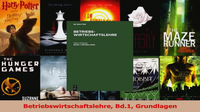 Lesen  Betriebswirtschaftslehre Bd1 Grundlagen Ebook Frei