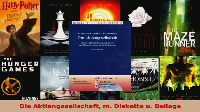 Lesen  Die Aktiengesellschaft m Diskette u Beilage PDF Online