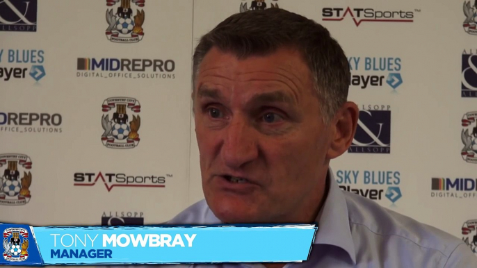 Coventry City manager Tony Mowbray on signing a two year extension at the Sky Blues