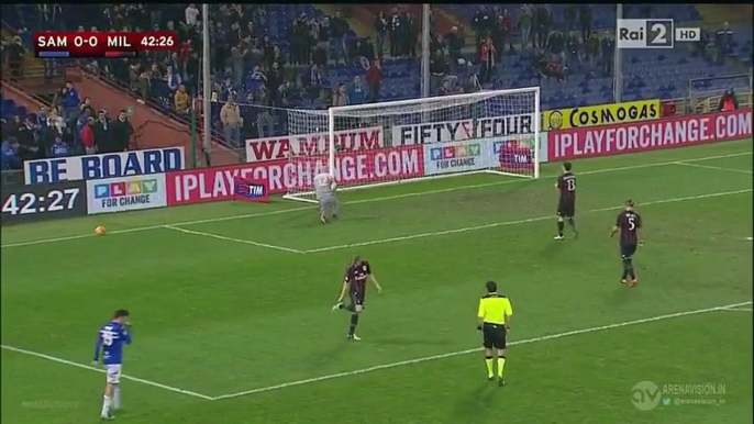 Sampdoria 0 - 2 AC Milan - All Goals and highlights Coppa Italia 17/12/2015