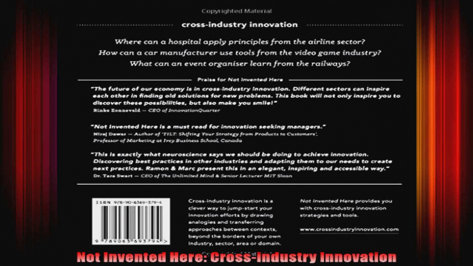 Not Invented Here Crossindustry Innovation