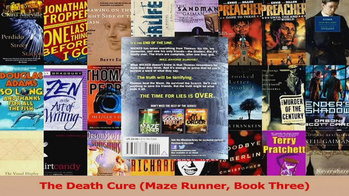 The Death Cure Maze Runner Book Three PDF