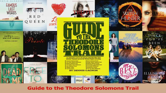 Download  Guide to the Theodore Solomons Trail Ebook Online