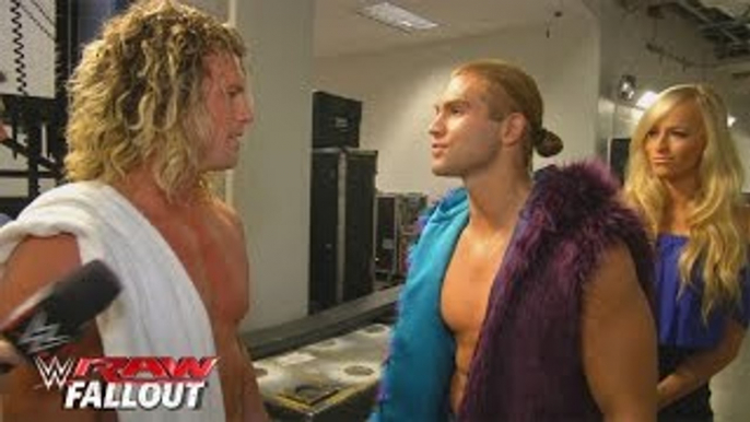 Heated confrontation between Dolph Ziggler and Tyler Breeze: Raw Fallout, December 8, 2015