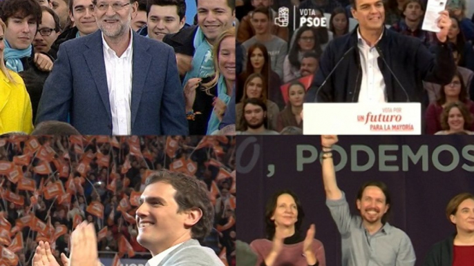 Candidatos a elecciones piden voto a una semana del 20D