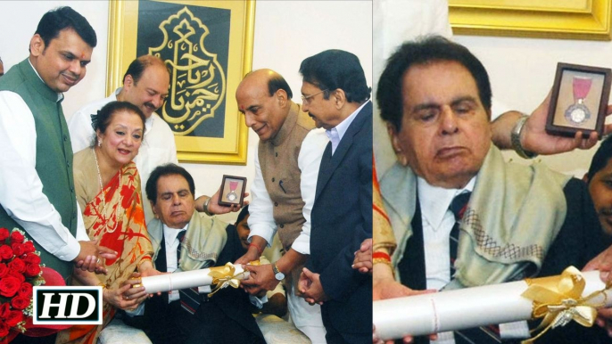 Dilip Kumar Gets Emotional upon receiving Padma Vibhushan