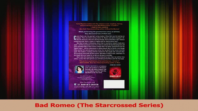 Download  Bad Romeo The Starcrossed Series Ebook Free